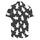 thumbnail image 2 of Camisas de Manga Larga para Hombres, Botón de Impresión Blusa de Cuello, Camisa de Poliéster de Moda Casual, 2 of 5