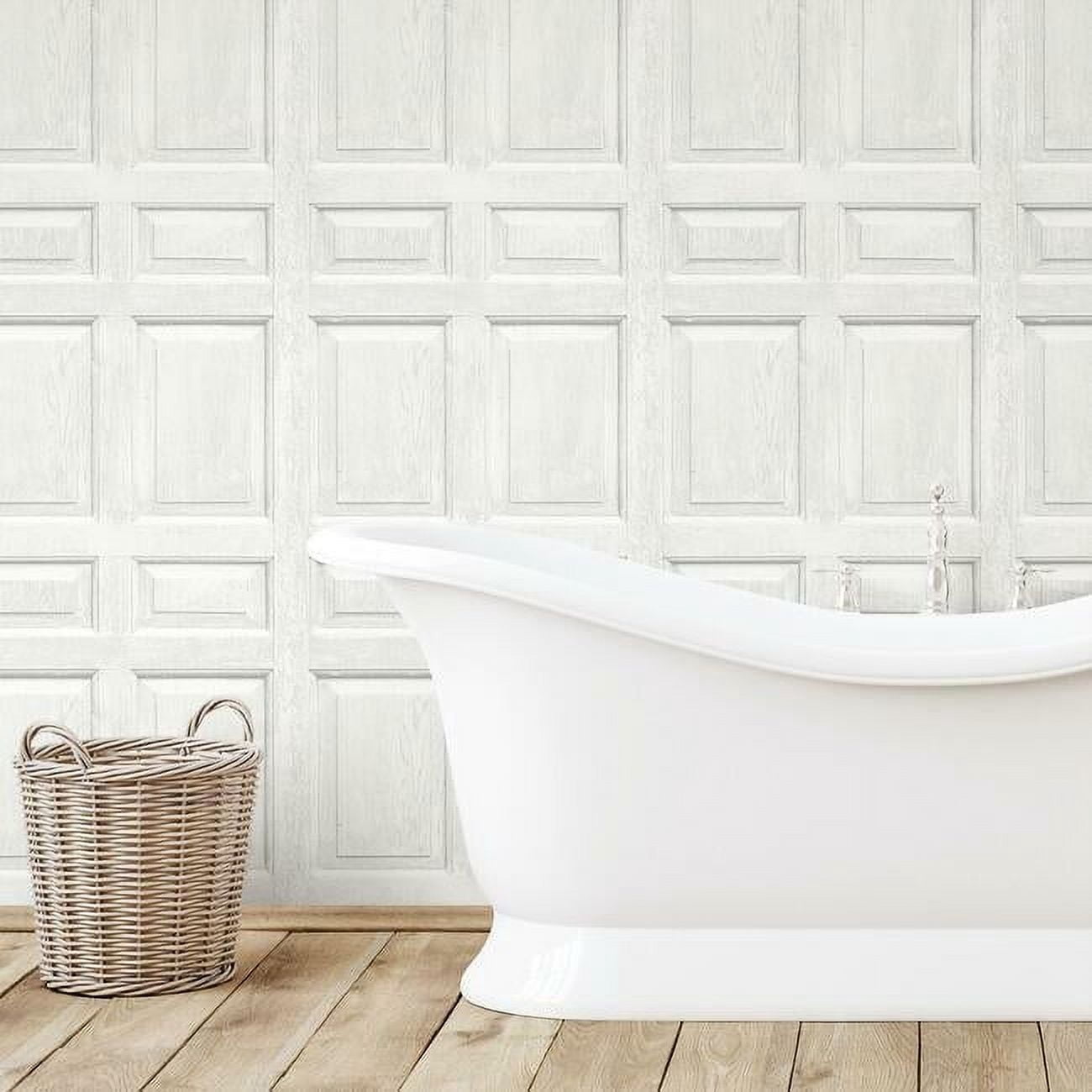 Beveled Wood Paneling Peel & Stick Wallpaper
