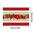 thumbnail image 2 of Christmas Placemat, Table Mat, Holiday Dining Table Decoration Set Of 4, Festive Waterproof and Easy-To-Clean Christmas Home Living Room Accessories, 2 of 9
