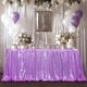thumbnail image 5 of Mantel Poise3eHome con lentejuelas color lavanda, 127 x 183 cm, rectangular, 5 of 7