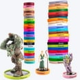 thumbnail image 5 of DND Flexible Status Effect Markers - 120 Rings, 24 Different Conditions- ONLY Brand that Fits Large and Standard Minis- For Dungeons Dragons Miniatures, Pathfinder & RPG Games- Easy Slides Under Bases, 5 of 5