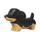 thumbnail image 2 of Estatua de perro en miniatura tallada en madera, diseño de cachorro, única y mascota, talla artística, figura de perro salchicha negro,, 2 of 10