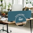 thumbnail image 3 of DECOLAB Desk Dividers, Free Standing Desk Privacy Panel Shield Board for Student, Office, Classroom, Home, 48"x18", Sapphire, 3 of 9