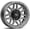 Matte Gunmetal, variant on RockTrix RT110 20 inch Wheel 8x165.1 8x6.5 Compatible with Dodge Ram 2500 (1994-2024), 20x9 (-12 Offset, 4.5 Backspace), Black, Also fits Chevrolet GMC 2500 3500