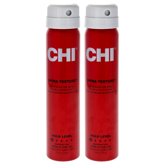 Infra Texture Hair Spray by CHI for Unisex - 2.6 oz Hair Spray - Pack of 2