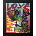 thumbnail image 2 of Dean Russo Collection 15x18 Black Modern Framed Museum Art Print Titled - Boxer Luv, 2 of 5