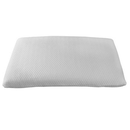 Slim Sleeper Memory Foam Pillow - 2.5 in. - Thin Pillow for Back & Stomach