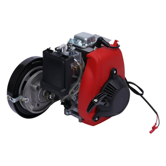 4-Stroke 49CC Bike Engine Motor Gas Petrol Bike Engine Motor Kit Bicycle Motorized Conversion Tool for Bicycle Bike W/Belt
