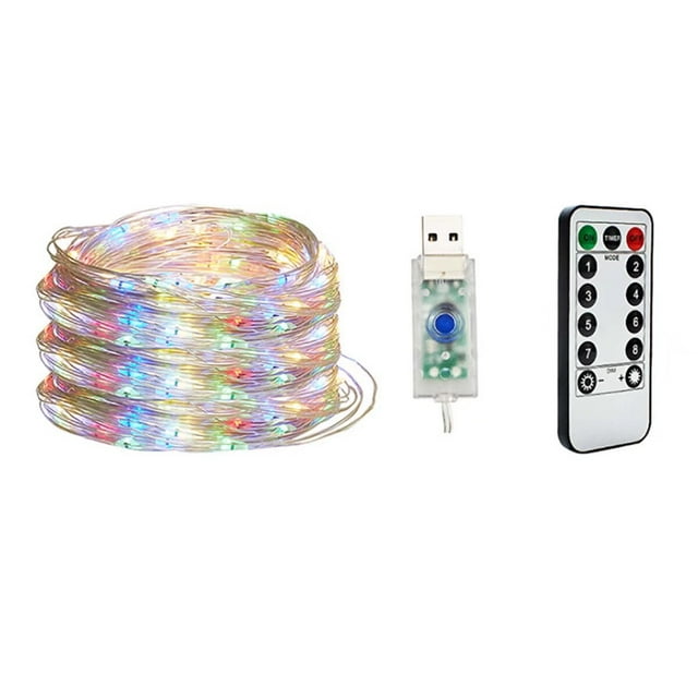 Cadena de luces decorativas LED YONGSHENG 20 metros 200 luces USB impermeable
