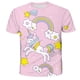 thumbnail image 1 of Niños pony Camiseta Verano 3D Impreso Dibujos animados Unicornio Camiseta Niños Divertido Harajuku Moda Top Boys amp; Camiseta super linda para niñas 4T Gao Jinjia LED, 1 of 2