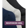 thumbnail image 5 of LIXIA Calcetines finos de lana merino para mujer Calcetines de vestir suaves multicolores Calcetines casuales cálidos y transpirables (6 pares - Negro), 5 of 5