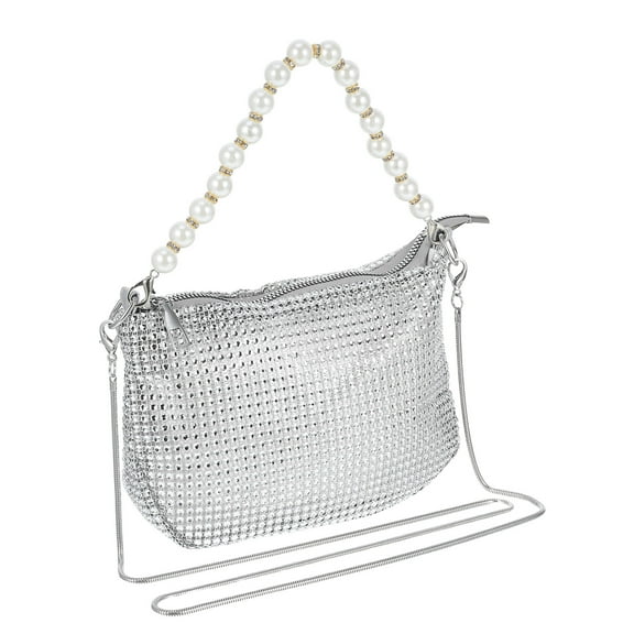 Raindrops Ladies Rhinestone Evening Bag for Weddings and Parties