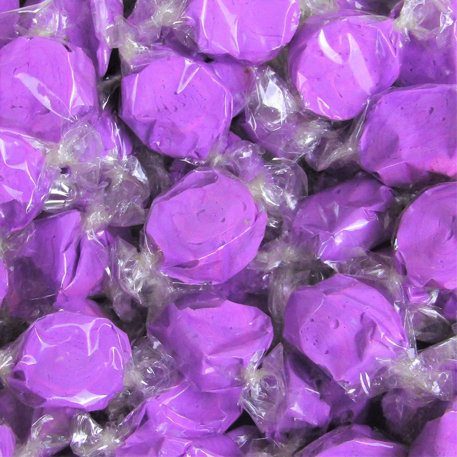 Grape Taffy Chews by It's Delish, 4 Oz Bulk Bag Individually Wrapped