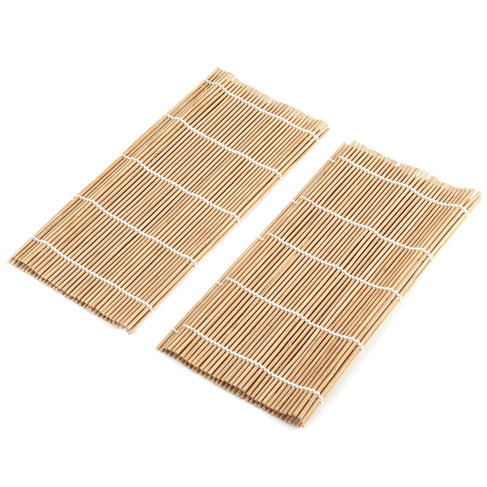 Kit Fabrication Sushi Bambou - 9 Pièces Pour Débutants (Tapis, Baguettes, Épandeur)