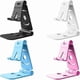 thumbnail image 1 of 4 Pack Phone Stand, Tablet Stand, Adjustable Multi-Angle Desktop Portable Stand (Black+White+Pink+Blue), 1 of 4