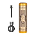 thumbnail image 2 of Afeitadora eléctrica Recortadora de barba facial, fácil de usar, portátil, inalámbrica, recargable por USB, para afeitarse, para uso doméstico en el Estilo A Yinane Afeitadora eléctrica, 2 of 8