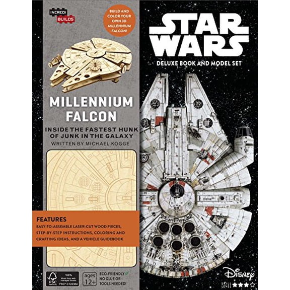 Pre-Owned Incredibuilds - Star Wars: Millennium Falcon: Inside the Fastest Hunk of Junk in the Galaxy Paperback