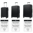 thumbnail image 2 of Merax Luggage Sets with TSA Locks, 3 Piece Lightweight Expandable Luggage with Reinforced Corner 20inch 24inch 28inch, 2 of 7