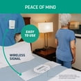 Lunderg Bed Alarm System Wireless Bed Sensor Pad (10” x 30”) & Pager