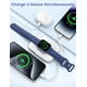 thumbnail image 4 of RORRY Portable Charger, 5000mAh Portable Charger Power Bank with Built-in Cables, Travel Keychain Battery Pack for Apple Watch Ultra 2/9/8/Ultra/7/6/SE/5, iPhone 16/15/14/13/12, White, 4 of 5