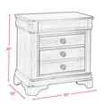 thumbnail image 4 of Picket House Furnishings Conley Cherry Nightstand, 4 of 4