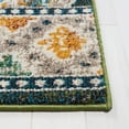 thumbnail image 3 of SAFAVIEH Madison Dayna Trellis Bordered Area Rug, Dark Green/Beige, 6'7" x 6'7" Square, 3 of 8