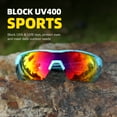 thumbnail image 5 of SINSPORT eyewear Kids Sunglasses Youth Baseball Sunglasses Lightweight UV400 Sports Cycling Sunglasses for Boys Girls, 5 of 8