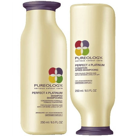 Pureology Perfect 4 Platinum Shampoo & Conditioner 8.5 Oz Set