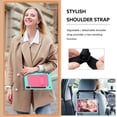 thumbnail image 6 of Hoibon for Lenovo Tab P12 Hybrid Case Lenovo Tab P12 inch 2023 TB370FU Heavy Duty with Kickstand Shoulder Strap Built in Pen Holder Kids Friendly Case for Lenovo Tab P12 12.7" (GreenPink), 6 of 6