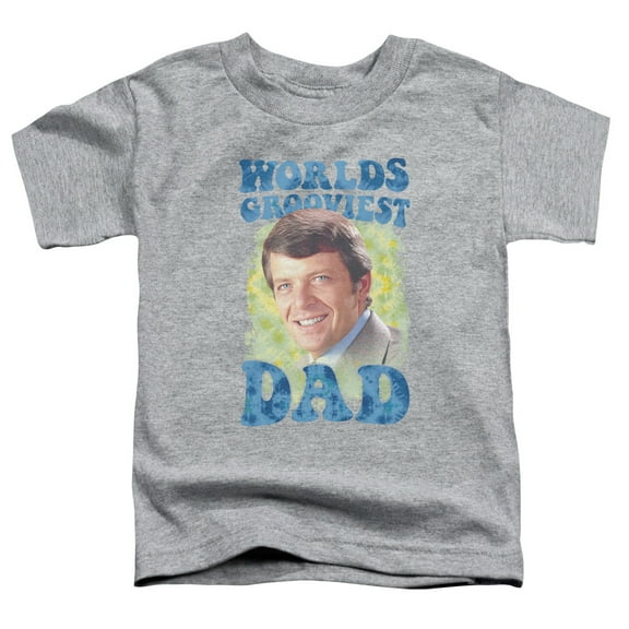 Brady Bunch - Worlds Grooviest - Toddler Short Sleeve Shirt - 4T