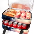thumbnail image 5 of Shark Double Layered Insulated Refrigerated Large Capacity Lunch Bag with Two Compartments - Carry by Hand - 7.1x11.4x16.1 Inches, 5 of 6
