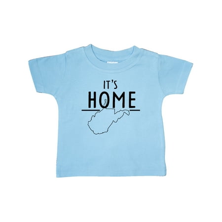 

Inktastic It s Home- State of West Virginia Outline Gift Baby Boy or Baby Girl T-Shirt
