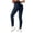 *257Navy, variant on Women Butt Lifting Yoga Leggings, High Waist Tummy Control Back Pockets, Versatile for Gym Yoga Casual Activities Navy M