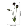 thumbnail image 2 of Lumifun Metal Carnivorous Plant Garden Stake 6.7 inches, Head Venus Flytrap Plant Sculpture, Whimsical Flower Sculpture Yard Art Decor for Flower Beds, Patios & Planters, Unique Quirky Garden Gift, 2 of 9