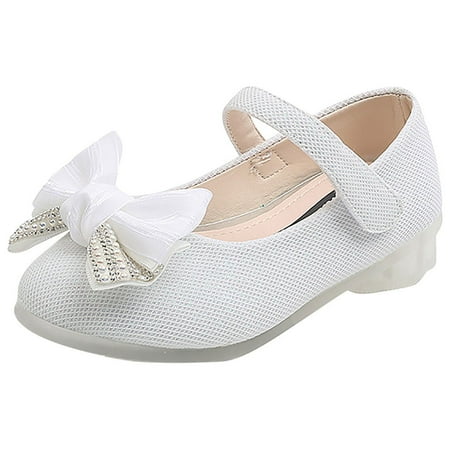 

Honeeladyy Toddler Kid Shoes Toddler Shoes Baby Girls Princess Soft Non-slip Bow Star Pearl Summer Autumn Sandals White Clearance under 5$
