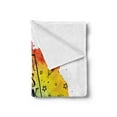 thumbnail image 2 of Book Soft Flannel Fleece Throw Blanket, Between the Pages of a Book Words Print Among Vivid Colors and Diamonds, Cozy Plush for Indoor and Outdoor Use, 50" x 70", Multicolor, by Ambesonne, 2 of 5