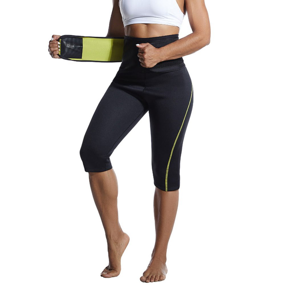 Gym Leggings Yoga Pants Women Sauna Weight Loss Slimming Neoprene Pants Hot Thermo Sweat Leggings Fat Burner Slimming Waist Shaper Trainer 