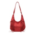 thumbnail image 1 of Bolso de piel sintética convertible tipo cartera con correa cruzada superior,bolso de hombro de textura suave para mujer,de inspiración vintage,para llevar en la mano o cruzado,bolso de uso, 1 of 7