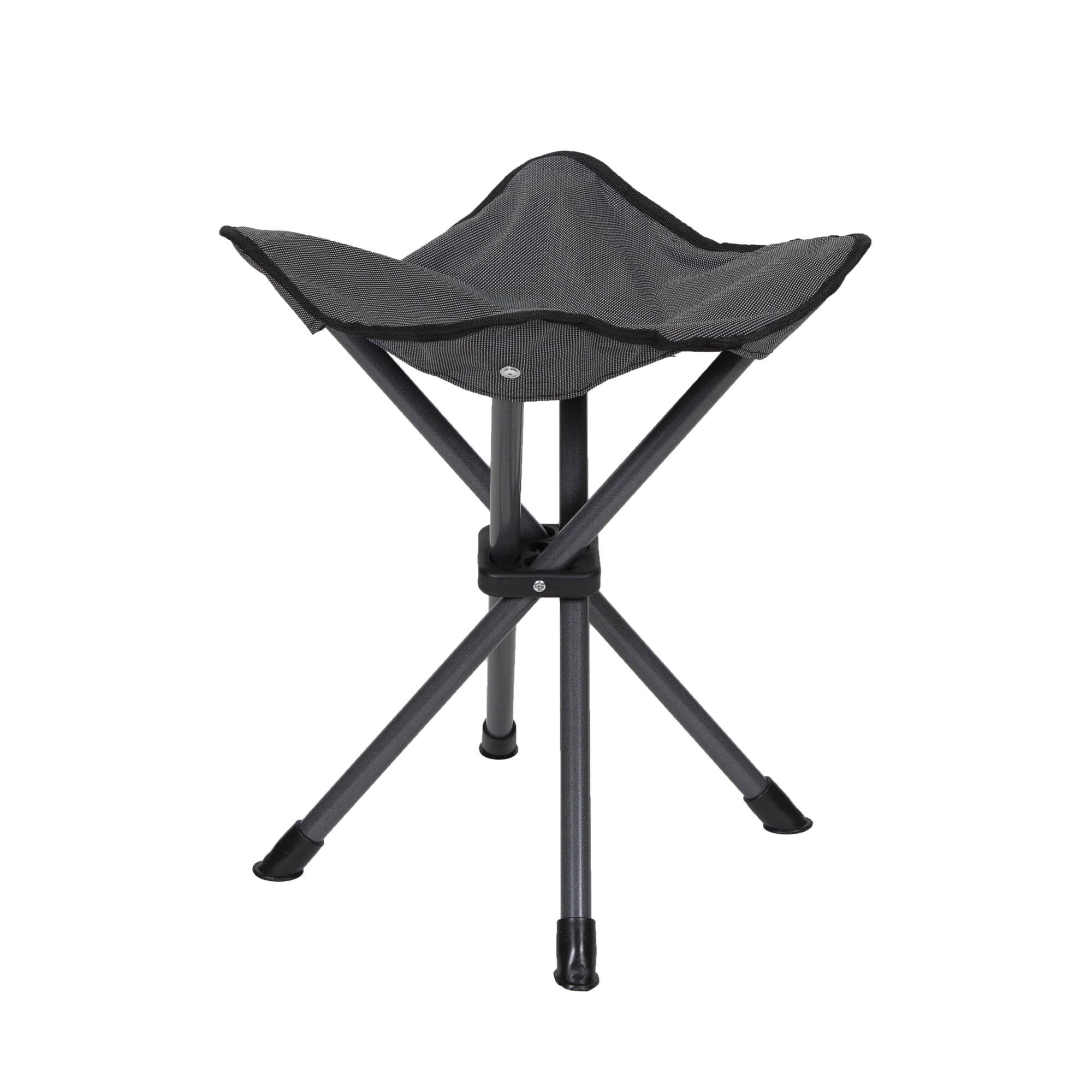Ozark Trail Tripod Camp Stool with Carry Strap Polyester Red 2 Pounds Walmart