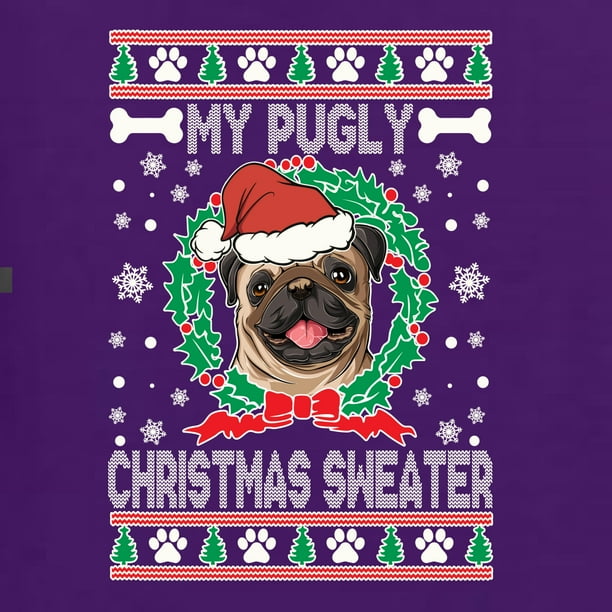 Pugly christmas sweater sale