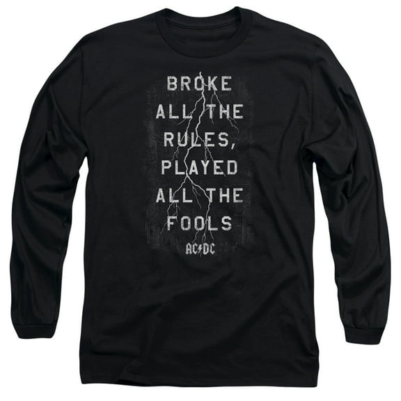 Acdc - Struck - Long Sleeve Shirt - Small