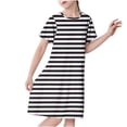 thumbnail image 1 of RXIRUCGD 2025 Vêtements d'Été pour Enfants 3-12 Ans Mode pour Enfants Pyjama Imprimé de Rêve Nuisette Mi-Mollet, 1 of 5