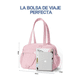 thumbnail image 5 of "Bolsas De Viaje Mano Con Doble Asa Para Mujer Impermeable Lab.G, Rosa ", 5 of 5