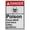 Warning Sign 4, variant on Poison Check MSDS Safety Guidelines Sign, Industrial MSDS Right to Know Sign 8"x12" UV Resistant for Indoor Outdoor Workplace