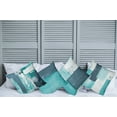 thumbnail image 4 of Ambesonne Throw Pillow Cover 4 Pack, , 24", Turquoise and Slate Blue, 4 of 7