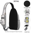 thumbnail image 3 of Geometric Boho Sling Backpack Abstract Pattern Lightweight Daypack for Outdoor Trips, 3 of 6