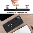 thumbnail image 6 of Slim Fit Case for Samsung Galaxy S20 FE 6.5 Inch with Ring Holder Stand Bracket Card Slots Phone Cover, Soft TPU PU Leather Shockproof Anti-Drop Protective Case for Samsung Galaxy S20 FE,Black, 6 of 17
