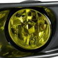 thumbnail image 4 of Spec-D Tuning Yellow Bumper Driving Fog Lights + Bulbs + Switch Compatible with 1999-2000 Honda Civic L+R Pair Assembly, 4 of 4