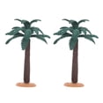 thumbnail image 2 of WEUVEB 2- Plastic Model Palm Trees for Home, Office, Desk, Shelf, and Party Decoration, 2 of 8