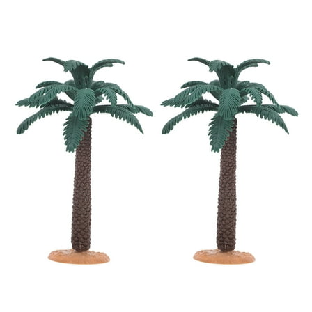 unbranded  2 Pcs Small Car Funny Props Simulated Palm Tree Potted Plant